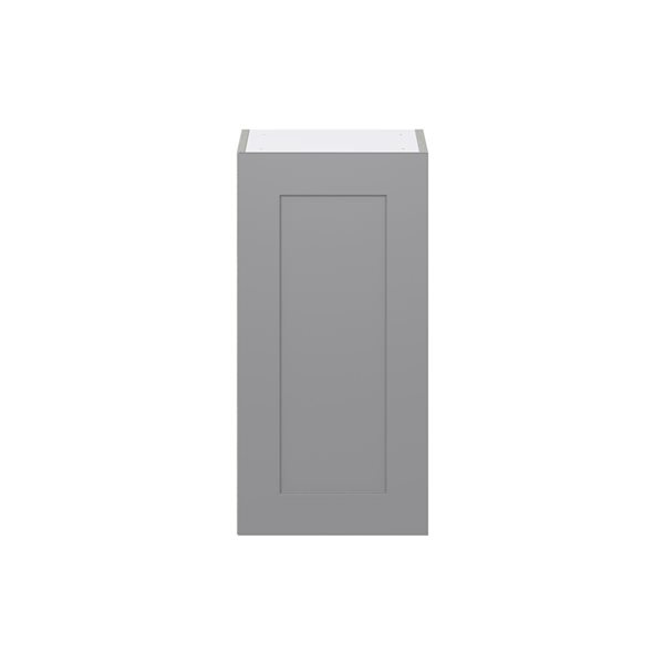 Hugo&Borg Beaumont 15 x 30 x 14.88-in Painted Slate Grey Door Wall Semi-Custom Cabinet