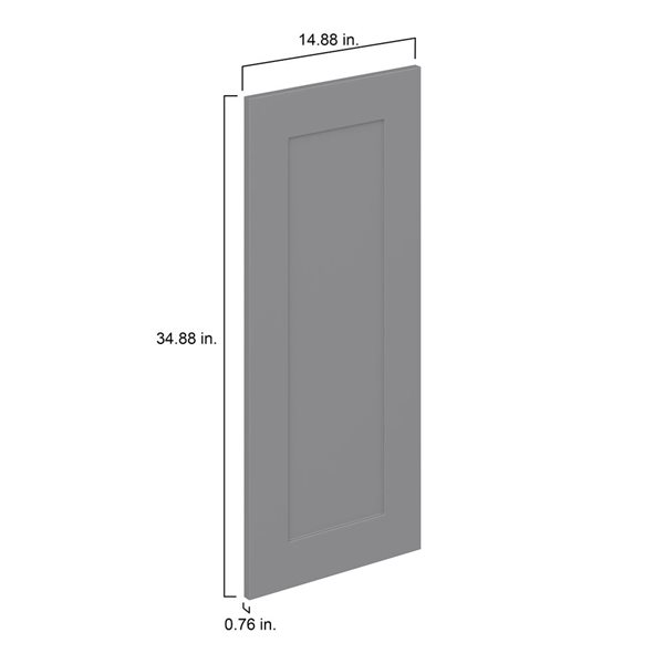 Hugo&Borg Beaumont 14.88 x 34.88 x 0.75-in Cabinet Door Front