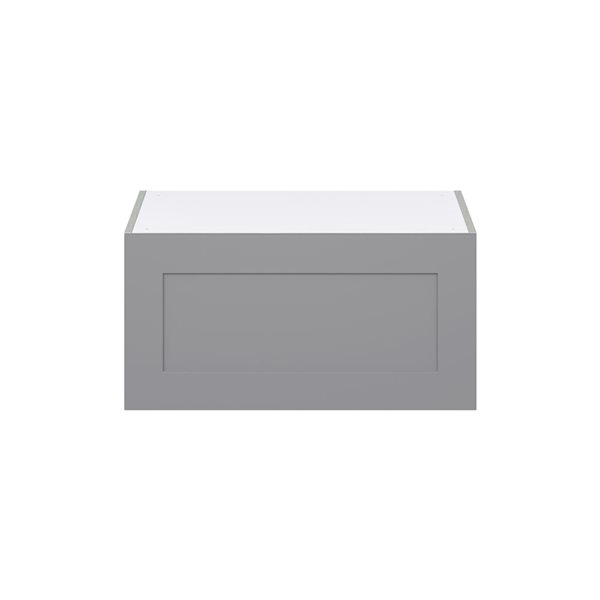 Hugo&Borg Beaumont 30 x 15 x 24.88-in Painted Slate Grey Door Wall Semi-Custom Cabinet