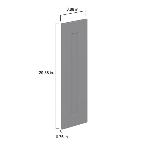 Hugo&Borg Beaumont 8.88 x 29.88 x 0.75-in Cabinet Door Front