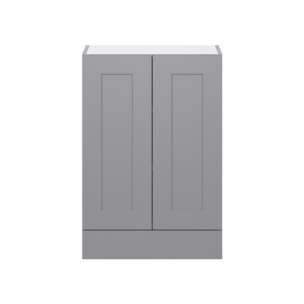 Hugo&Borg Beaumont 24 x 35 x 14.88-in Painted Slate Grey Door and Drawer Wall Semi-Custom Cabinet