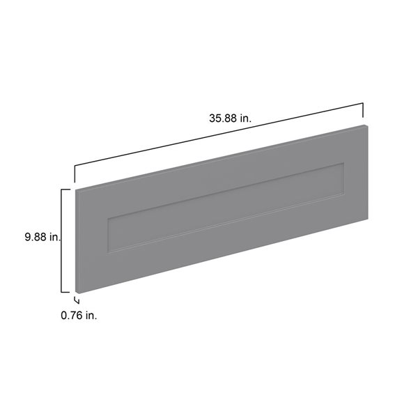 Hugo&Borg Beaumont 35.88 x 9.88 x 0.75-in Cabinet Drawer Front