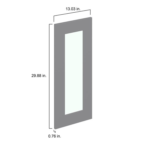 Hugo&Borg Beaumont 13.03 x 29.88 x 0.75-in Cabinet Door Front