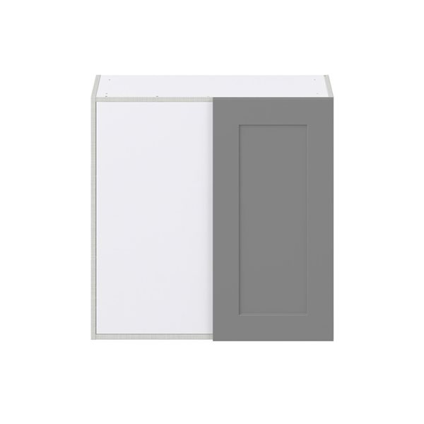 Hugo&Borg Beaumont 30 x 30 x 14.88-in Painted Slate Grey Door Wall Semi-Custom Cabinet