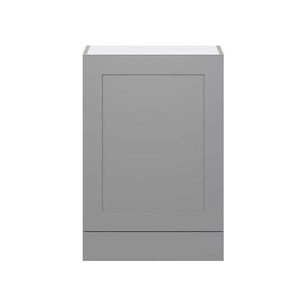 Hugo&Borg Beaumont 24 x 35 x 14.88-in Painted Slate Grey Door and Drawer Wall Semi-Custom Cabinet