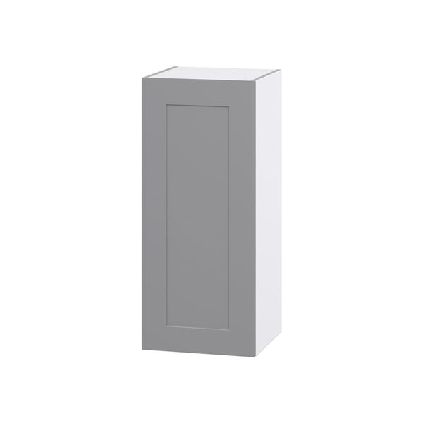 Hugo&Borg Beaumont 15 x 35 x 14.88-in Painted Slate Grey Door Wall Semi-Custom Cabinet