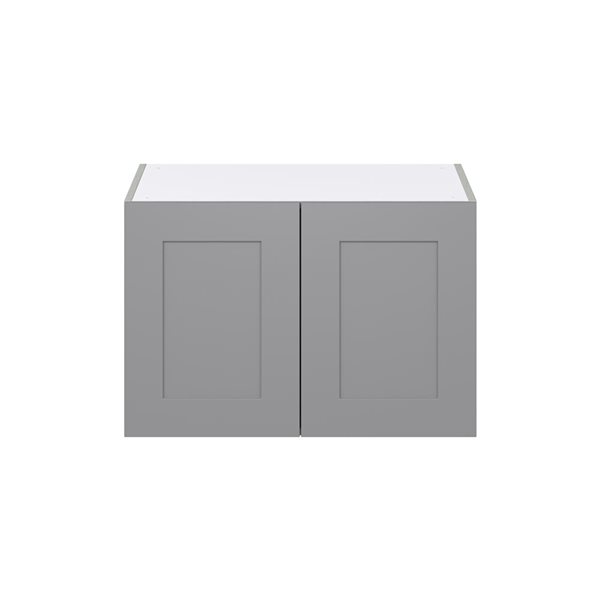 Hugo&Borg Beaumont 30 x 20 x 24.88-in Painted Slate Grey Door Wall Semi-Custom Cabinet