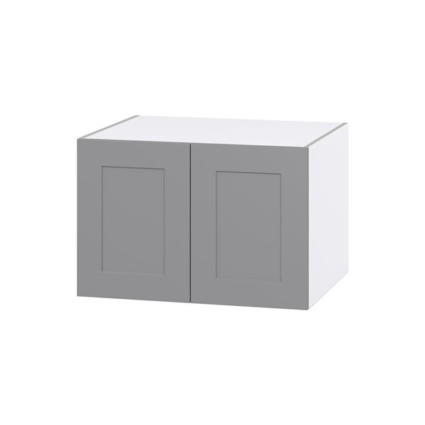 Hugo&Borg Beaumont 30 x 20 x 24.88-in Painted Slate Grey Door Wall Semi-Custom Cabinet