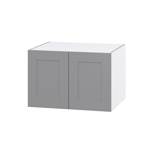 Hugo&Borg Beaumont 30 x 20 x 24.88-in Painted Slate Grey Door Wall Semi-Custom Cabinet