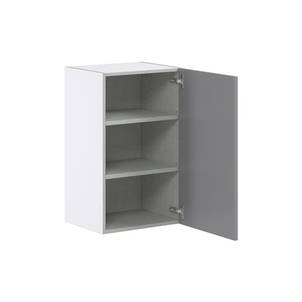 Hugo&Borg Beaumont 18 x 30 x 14.88-in Painted Slate Grey Door Wall Semi-Custom Cabinet