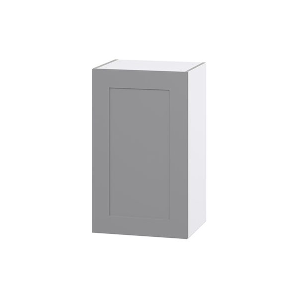 Hugo&Borg Beaumont 18 x 30 x 14.88-in Painted Slate Grey Door Wall Semi-Custom Cabinet