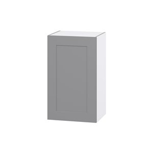 Hugo&Borg Beaumont 18 x 30 x 14.88-in Painted Slate Grey Door Wall Semi-Custom Cabinet