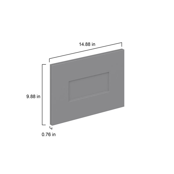 Hugo&Borg Beaumont 14.88 x 9.88 x 0.75-in Cabinet Drawer Front