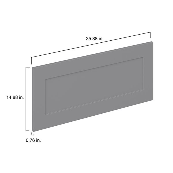 Hugo&Borg Beaumont 35.88 x 14.88 x 0.75-in Cabinet Drawer Front