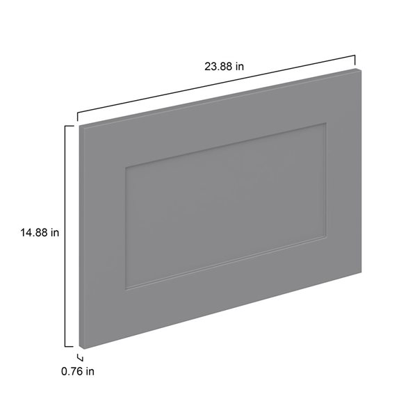 Hugo&Borg Beaumont 23.88 x 14.88 x 0.75-in Cabinet Drawer Front