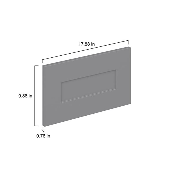 Hugo&Borg Beaumont 17.88 x 9.88 x 0.75-in Cabinet Drawer Front