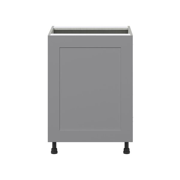 Hugo&Borg Beaumont 24 x 34.5 x 24.88-in Painted Slate Grey Sink Base Semi-Custom Cabinet