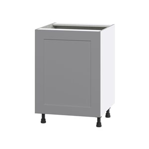 Hugo&Borg Beaumont 24 x 34.5 x 24.88-in Painted Slate Grey Sink Base Semi-Custom Cabinet