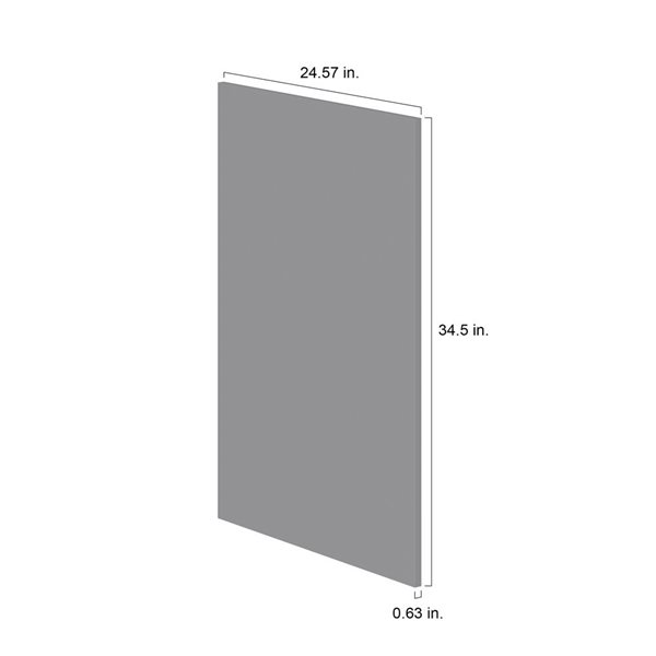 Hugo&Borg Beaumont 34.5 x 24.57 x 0.63-in Cabinet End Panel