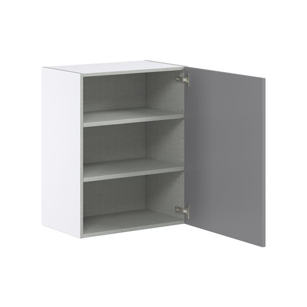 Hugo&Borg Beaumont 24 x 30 x 14.88-in Painted Slate Grey Door Wall Semi-Custom Cabinet