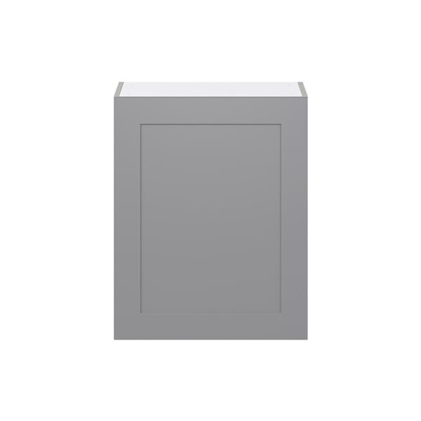 Hugo&Borg Beaumont 24 x 30 x 14.88-in Painted Slate Grey Door Wall Semi-Custom Cabinet