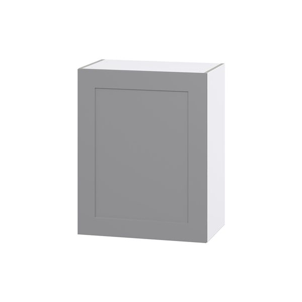 Hugo&Borg Beaumont 24 x 30 x 14.88-in Painted Slate Grey Door Wall Semi-Custom Cabinet