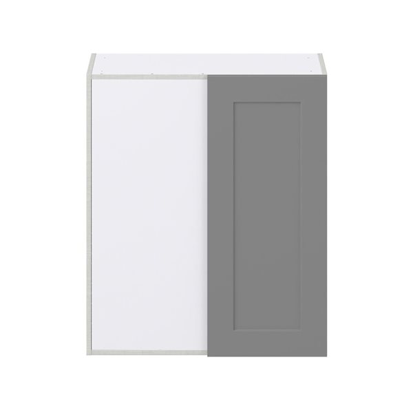 Hugo&Borg Beaumont 30 x 35 x 14.88-in Painted Slate Grey Door Wall Semi-Custom Cabinet