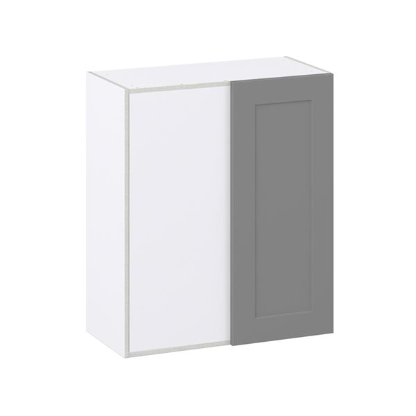 Hugo&Borg Beaumont 30 x 35 x 14.88-in Painted Slate Grey Door Wall Semi-Custom Cabinet