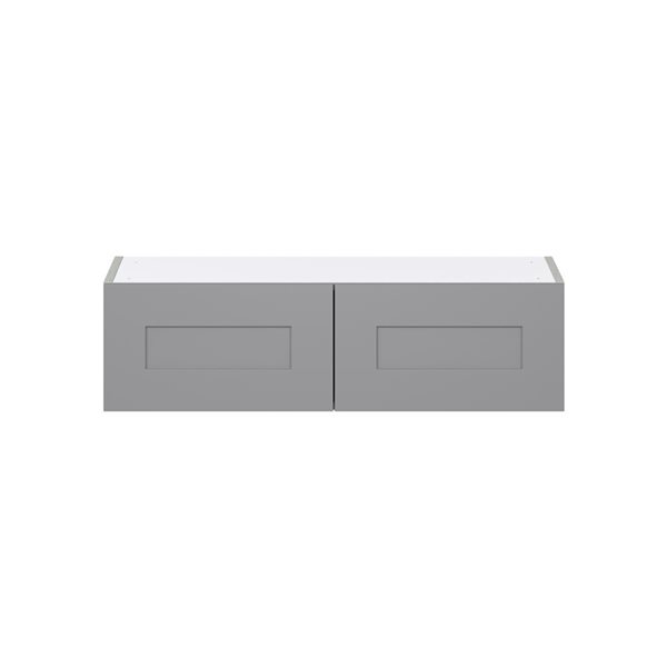 Hugo&Borg Beaumont 36 x 10 x 14.88-in Painted Slate Grey Door Wall Semi-Custom Cabinet