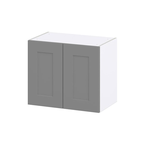 Hugo&Borg Beaumont 24 x 20 x 14.88-in Painted Slate Grey Door Wall Semi-Custom Cabinet