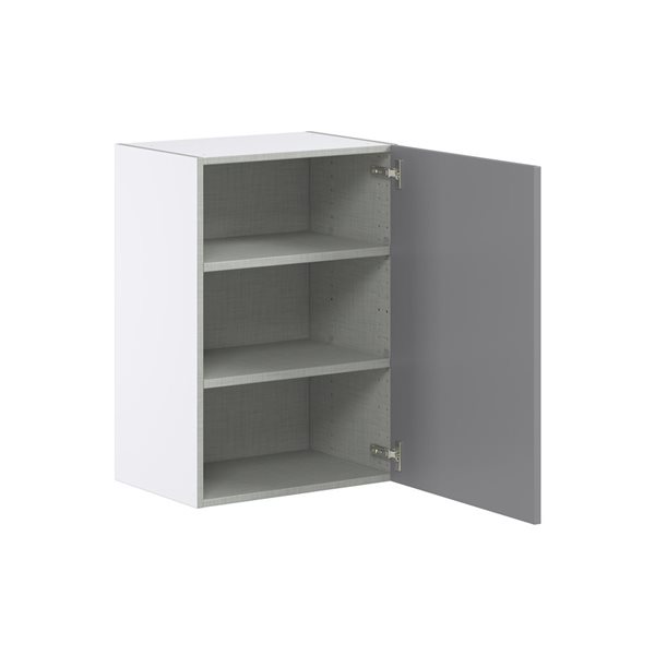 Hugo&Borg Beaumont 21 x 30 x 14.88-in Painted Slate Grey Door Wall Semi-Custom Cabinet