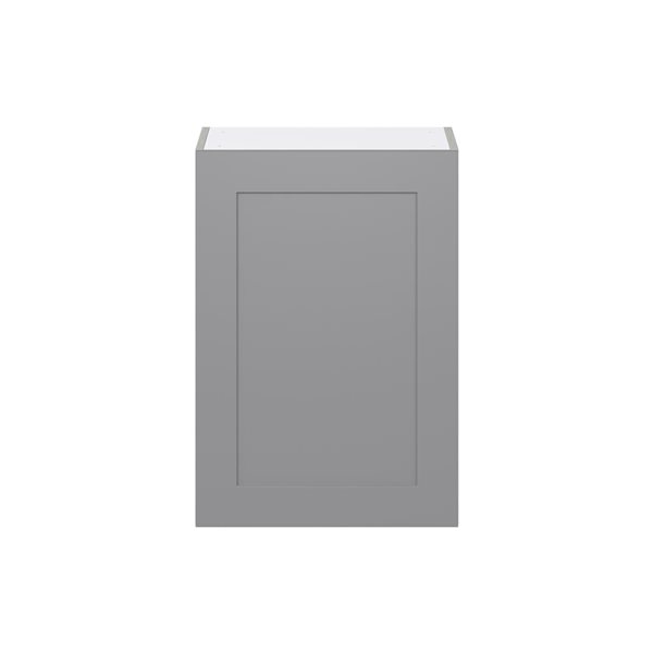 Hugo&Borg Beaumont 21 x 30 x 14.88-in Painted Slate Grey Door Wall Semi-Custom Cabinet