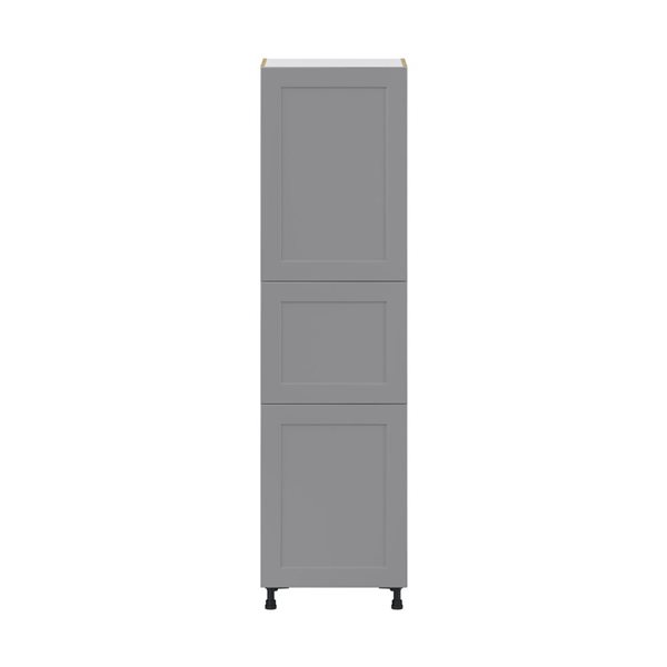 Hugo&Borg Beaumont 24 x 89.5 x 24.88-in Painted Slate Grey Door Pantry Semi-Custom Cabinet