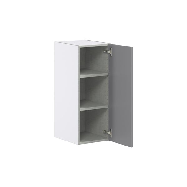 Hugo&Borg Beaumont 12 x 30 x 14.88-in Painted Slate Grey Door Wall Semi-Custom Cabinet