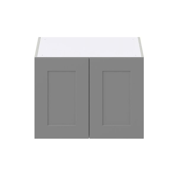 Hugo&Borg Beaumont 27 x 20 x 24.88-in Painted Slate Grey Door Wall Semi-Custom Cabinet