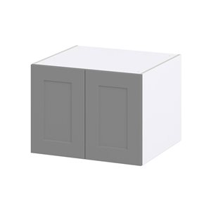 Hugo&Borg Beaumont 27 x 20 x 24.88-in Painted Slate Grey Door Wall Semi-Custom Cabinet