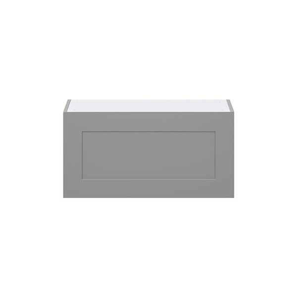 Hugo&Borg Beaumont 30 x 15 x 14.88-in Painted Slate Grey Door Wall Semi-Custom Cabinet