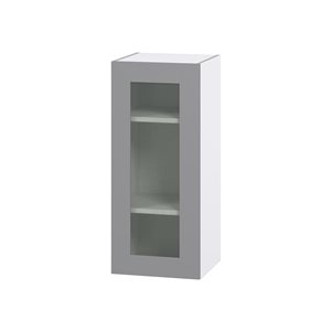 Hugo&Borg Beaumont 15 x 35 x 14.88-in Painted Slate Grey Door Wall Semi-Custom Cabinet