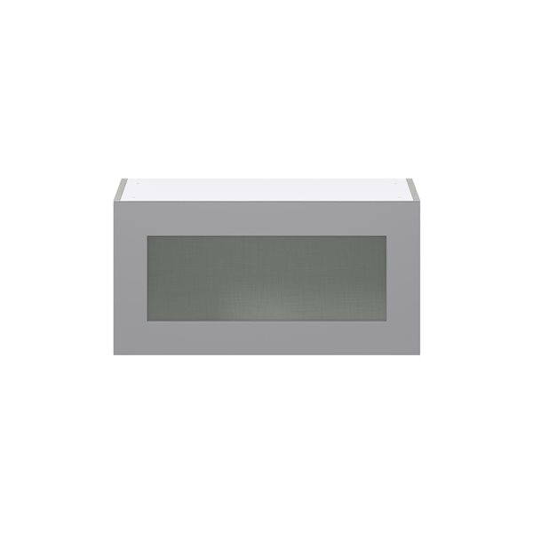 Hugo&Borg Beaumont 30 x 15 x 14.88-in Painted Slate Grey Door Wall Semi-Custom Cabinet