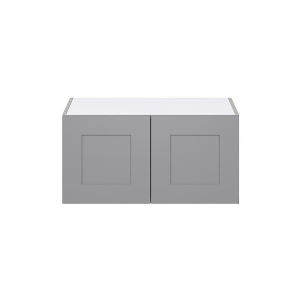 Hugo&Borg Beaumont 30 x 15 x 24.88-in Painted Slate Grey Door Wall Semi-Custom Cabinet