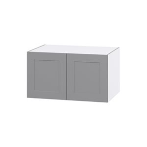 Hugo&Borg Beaumont 36 x 20 x 24.88-in Painted Slate Grey Door Wall Semi-Custom Cabinet