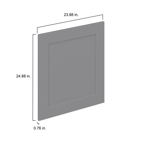 Hugo&Borg Beaumont 23.88 x 24.88 x 0.75-in Cabinet Door Front