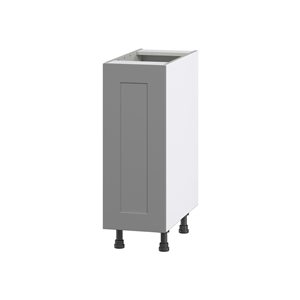 Hugo&Borg Beaumont 12 x 34.5 x 24.88-in Painted Slate Grey Door Base Semi-Custom Cabinet