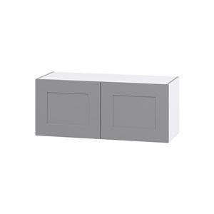 Hugo&Borg Beaumont 36 x 15 x 14.88-in Painted Slate Grey Door Wall Semi-Custom Cabinet