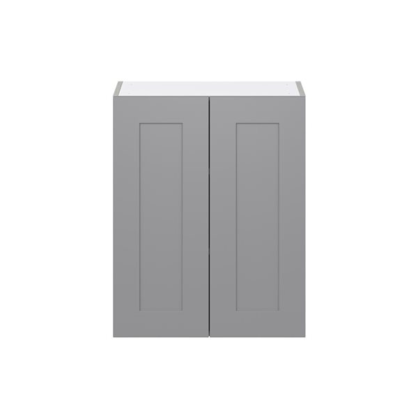 Hugo&Borg Beaumont 24 x 30 x 14.88-in Painted Slate Grey Door Wall Semi-Custom Cabinet