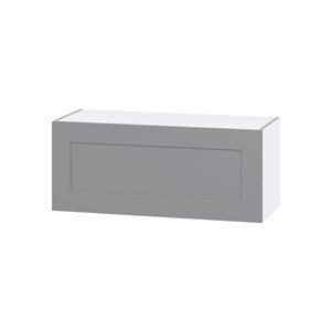 Hugo&Borg Beaumont 36 x 15 x 14.88-in Painted Slate Grey Door Wall Semi-Custom Cabinet