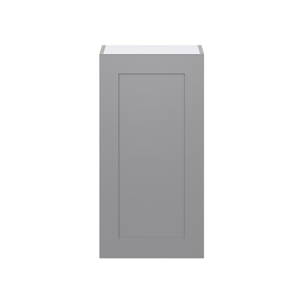 Hugo&Borg Beaumont 18 x 35 x 14.88-in Painted Slate Grey Door Wall Semi-Custom Cabinet