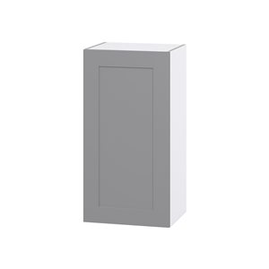 Hugo&Borg Beaumont 18 x 35 x 14.88-in Painted Slate Grey Door Wall Semi-Custom Cabinet