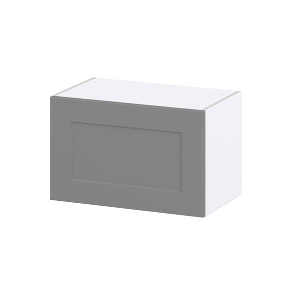 Hugo&Borg Beaumont 24 x 15 x 14.88-in Painted Slate Grey Door Wall Semi-Custom Cabinet