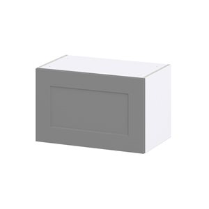 Hugo&Borg Beaumont 24 x 15 x 14.88-in Painted Slate Grey Door Wall Semi-Custom Cabinet